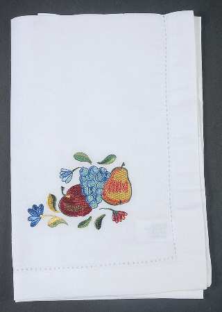 Napoli (Stoneware) Embroidered Cloth Napkin