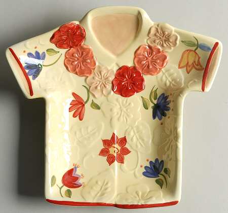 Napoli (Stoneware) Hawaiian Shirt Plate
