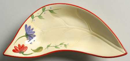 Napoli (Stoneware) 9" Leaf Dish
