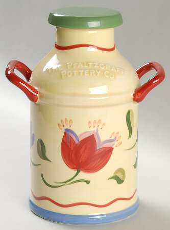 Napoli (Stoneware) Canister/Milk Pail & Lid