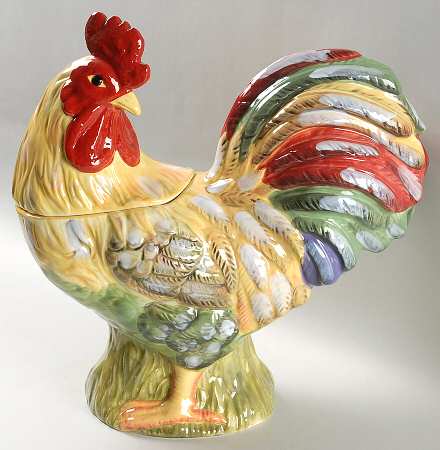 Napoli (Stoneware) Figural Cookie Jar & Lid
