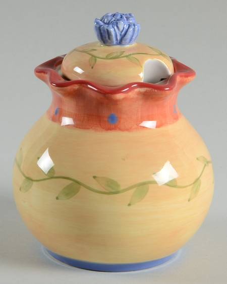Napoli (Stoneware) Sugar Bowl & Lid