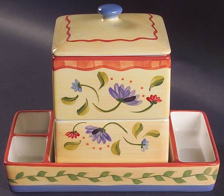 Napoli (Stoneware) (4 Pc) Coffee Center by Pfaltzgraff