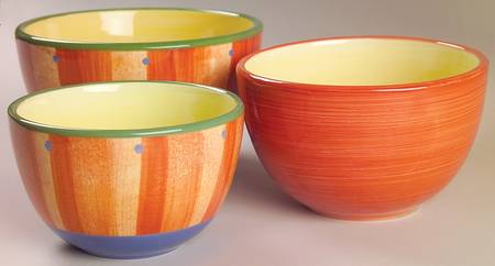 Napoli (Stoneware) Mini Prep Bowl - Set of 3