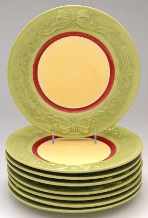 Pistoulet Holiday Dinner Plate - Set of 8
