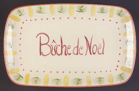 Pistoulet Holiday 14" Rectangular Serving Platter
