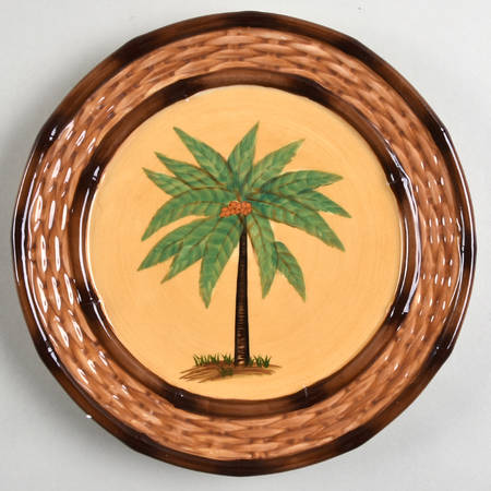 Palm Tree Salad Plate