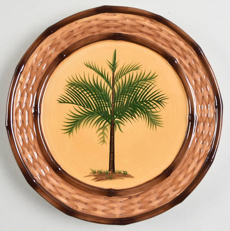 Palm Tree Salad Plate
