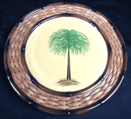 Palm Tree Dinner Plate