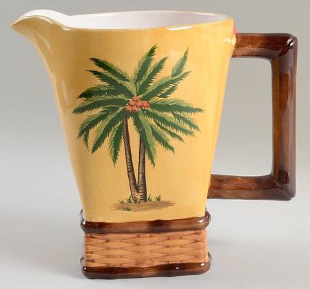 Palm Tree Pitcher