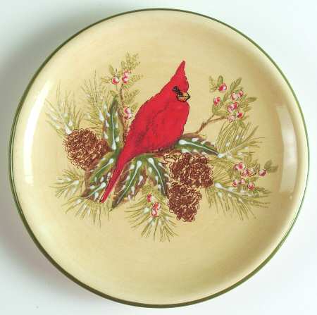 Cardinal Salad Plate by Pacific Rim