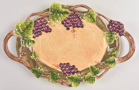 Grape Handled Tray