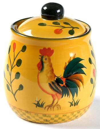 Rooster Sugar Bowl & Lid