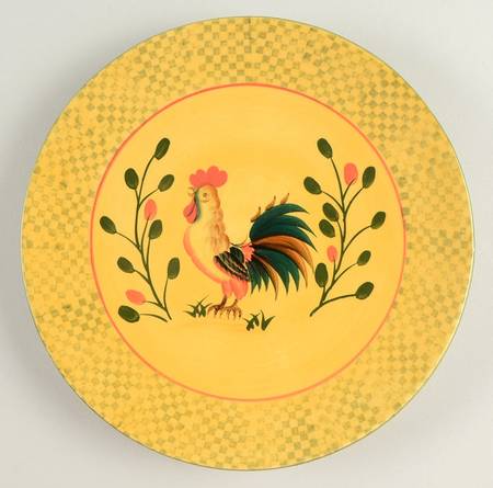 Rooster Salad Plate
