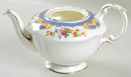 Plymouth (Blue) Teapot No Lid