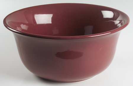 Toscana Burgundy 11" Large Salad Serving Bowl