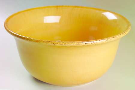 Toscana Gold 11" Large Salad Serving Bowl by Pier 1