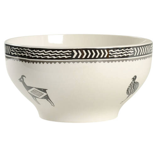 Ancient Mimbreno Black (Replica) 1.25 Quart Menudo Bowl
