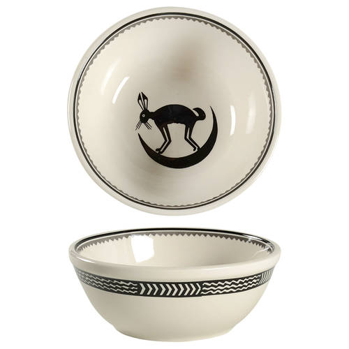 Ancient Mimbreno Black (Replica) Chili Bowl