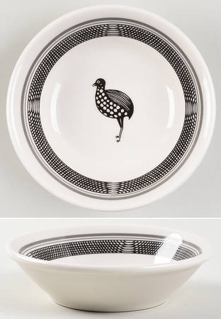 Ancient Mimbreno Black (Replica) Fruit/Dessert (Sauce) Bowl