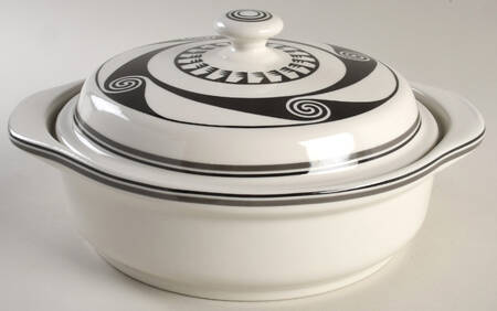 Ancient Mimbreno Black (Replica) 1.5 Qt Round Covered Casserole