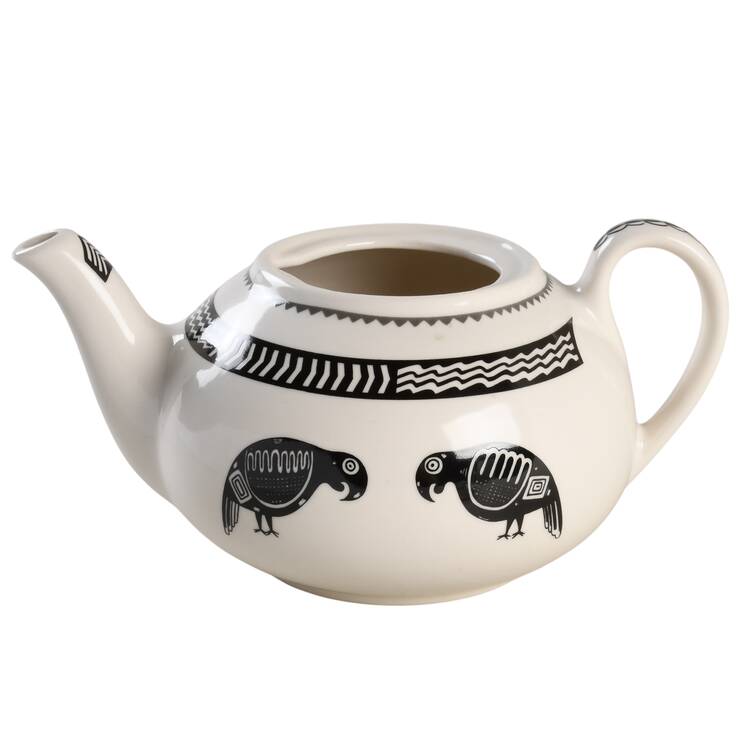 Ancient Mimbreno Black (Replica) Teapot No Lid