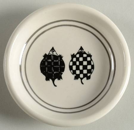 Ancient Mimbreno Black (Replica) Butter Pat