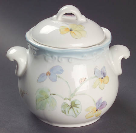 Vienna Floral Sugar Bowl & Lid