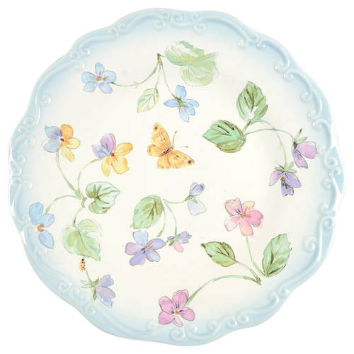 Vienna Floral Salad Plate
