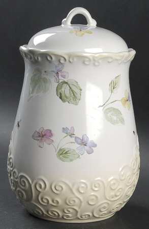 Vienna Floral Medium Canister & Lid