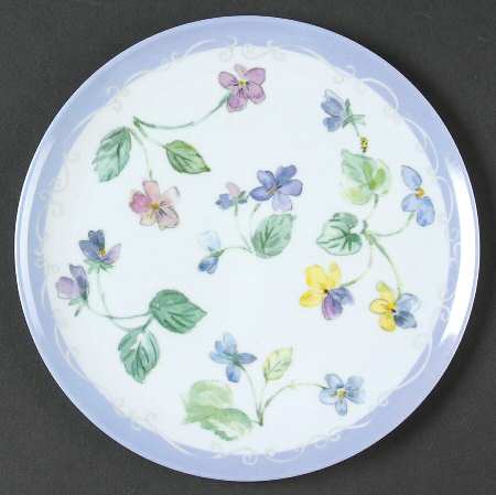 Vienna Floral Melamine Salad Plate