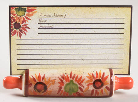 Evening Sun Figural Recipe Card Holder