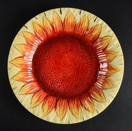 Evening Sun Sculpted Luncheon Plate