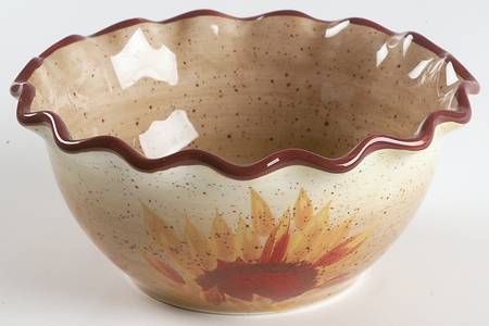Evening Sun 6" Ruffled Bowl