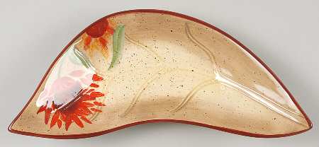 Evening Sun 9" Leaf Dish