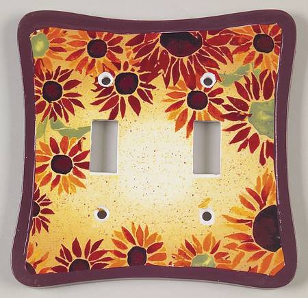 Evening Sun Double Light Switch Cover