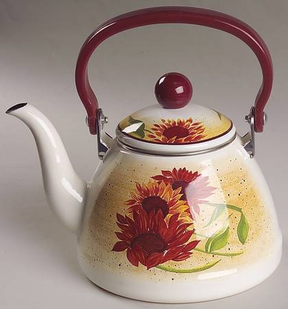Evening Sun Individual Metal Kettle & Lid