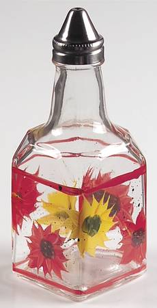 Evening Sun Glassware Oil Cruet/Shaker with Metal  Lid