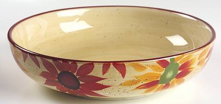 Evening Sun 10" Large Salad Serving Bowl