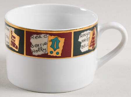 Yuletide Greetings Flat Cup