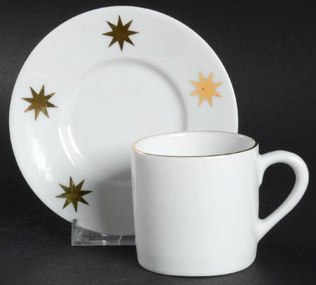 PER51 Flat Demitasse Cup & Saucer Set