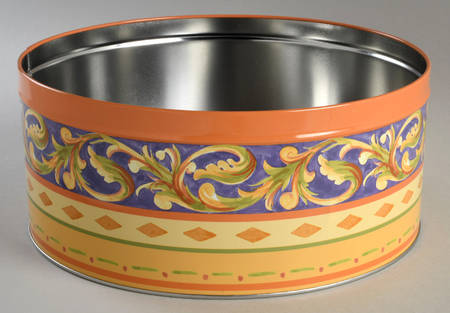 Villa Della Luna Large Round Storage Tin No Lid