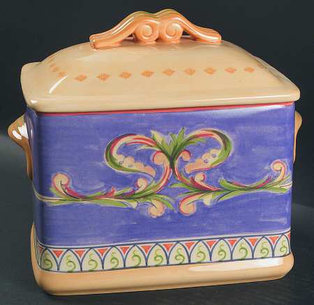 Villa Della Luna Cookie Jar & Lid