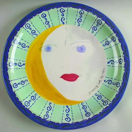 Villa Della Luna 15" Chop Plate (Round Platter) by Pfaltzgraff