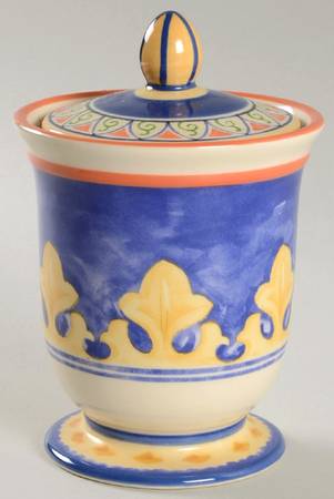 Villa Della Luna 4" Canister & Lid by Pfaltzgraff