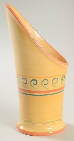 Villa Della Luna 3 Holder Flatware Caddy-Ceramic Holder Only
