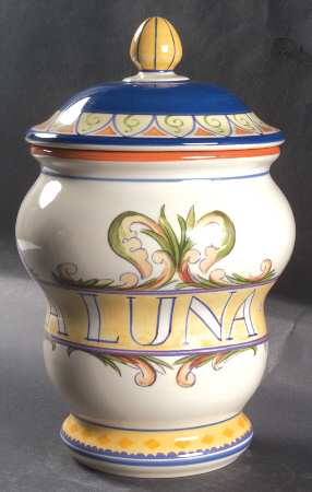Villa Della Luna Medium Storage Jar & Lid by Pfaltzgraff