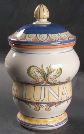 Villa Della Luna Small Storage Jar & Lid