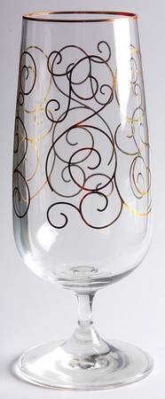 Gold Swirl (Porcelain) Glassware Iced Tea