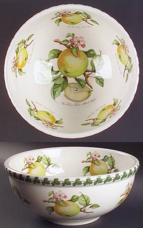 Apple Harvest 11" Large Salad Serving Bowl